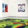 Caesar gallery, Olomouc,CZE, 2009mixed media on canvas and carpet