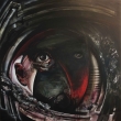 Dark Astronaut, 300x300cm, acrylic on canvas, 2018