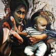 Grandmadona with Child, 190x250cm, oil on canvas, 2019